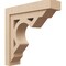 Ekena Millwork 6"W x 24"D x 24"H Thin Sheridan Rough Cedar Woodgrain TimberThane Corbel, Primed Tan CORUR06X24X24SHERCPR - alternate 1